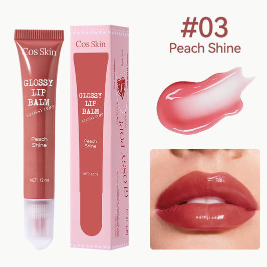 COS SKIN GLOSSY LIP BALM PEACH SHINE