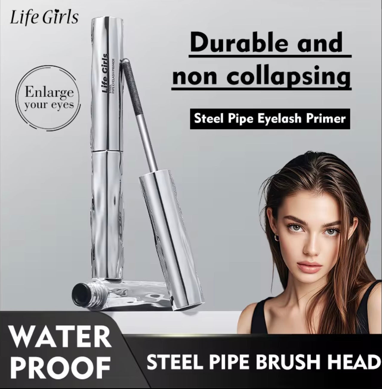 LIFE GIRLS WATERPROOF SWEAT PROOF GEL MASCARA