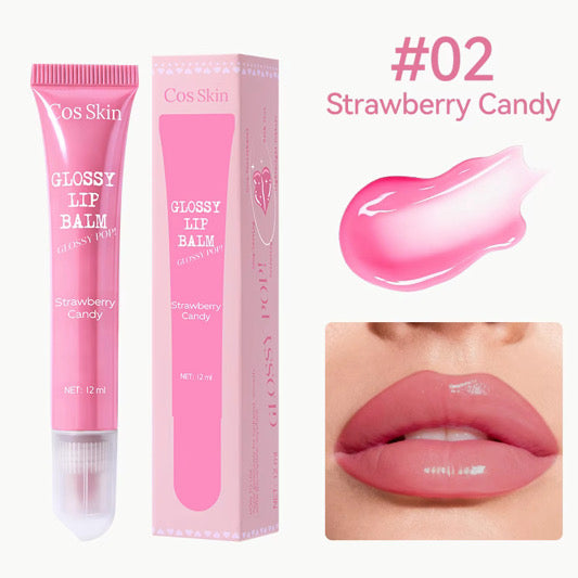 COS SKIN GLOSSY LIP BALM STRAWBERRY CANDY