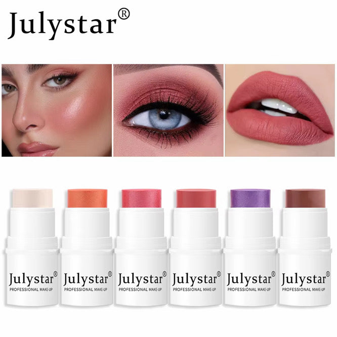 JULYSTAR 4IN1 TUBE TRAVEL MINI . BLUSH … SHADE #4