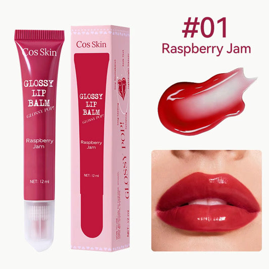 COS SKIN GLOSSY LIP BALM RASPBERRY JAM