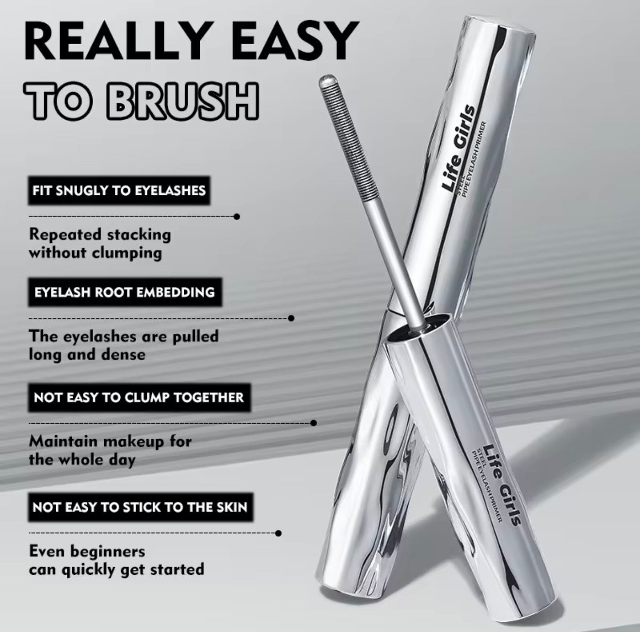 LIFE GIRLS WATERPROOF SWEAT PROOF GEL MASCARA